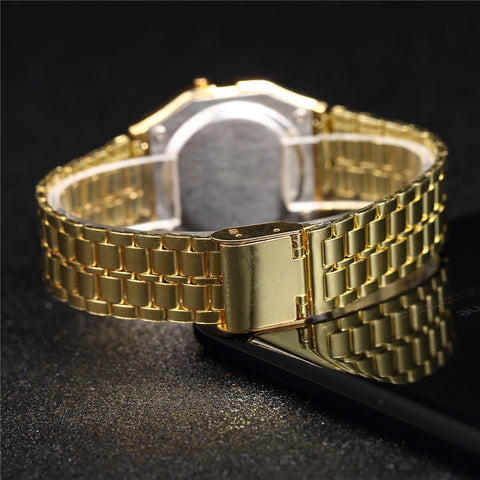 LED Electronic Watch Steel Band