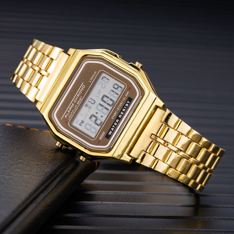 LED Electronic Watch Steel Band