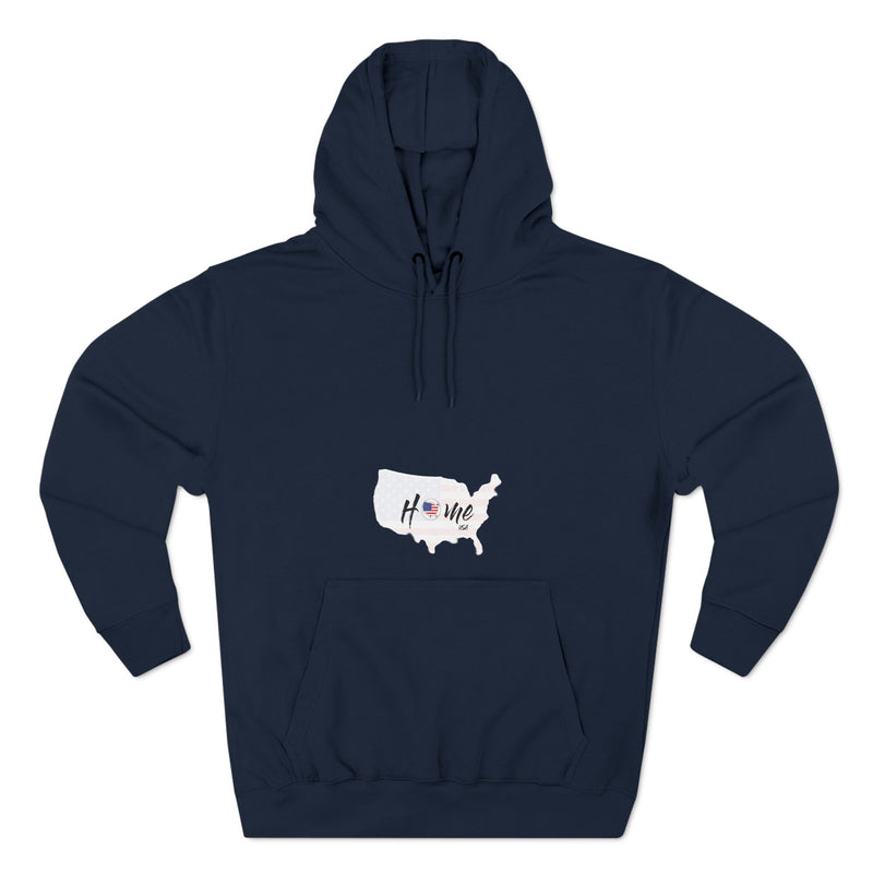 USA Three-Panel Fleece Hoodie