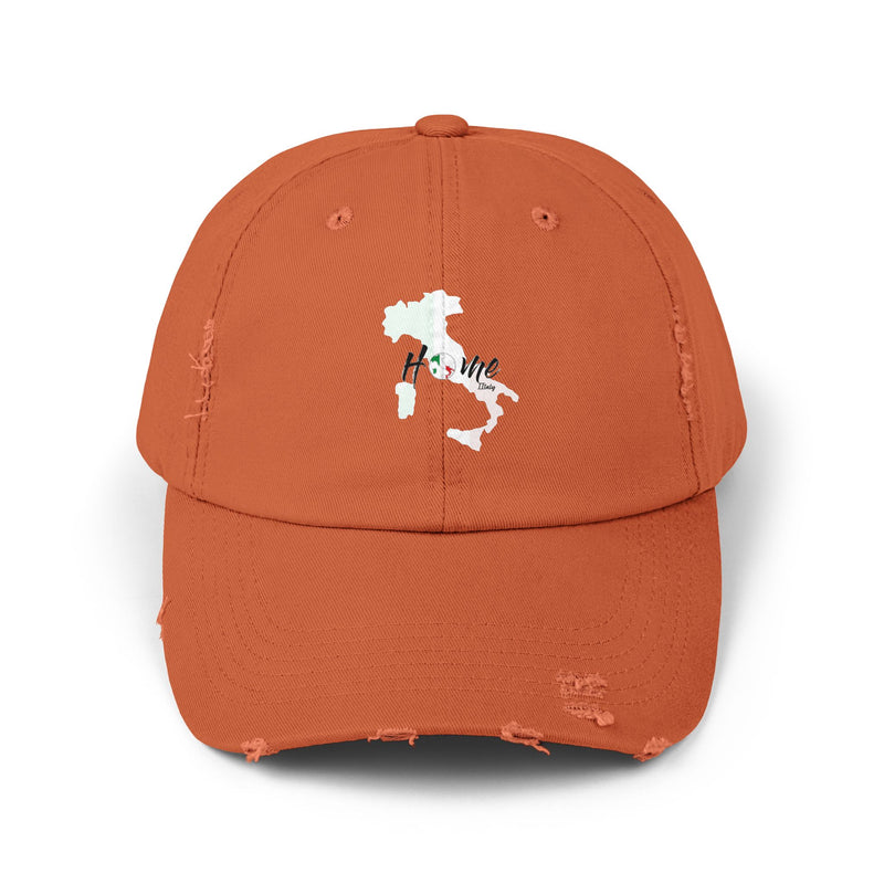 Italy Unisex Distressed Cap