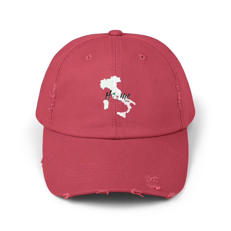 Italy Unisex Distressed Cap