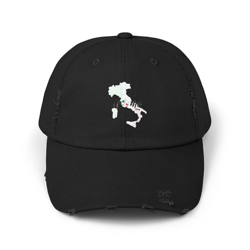 Italy Unisex Distressed Cap