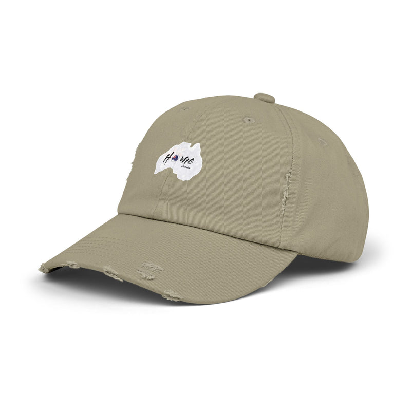 Australian Themed Unisex Distressed Cap