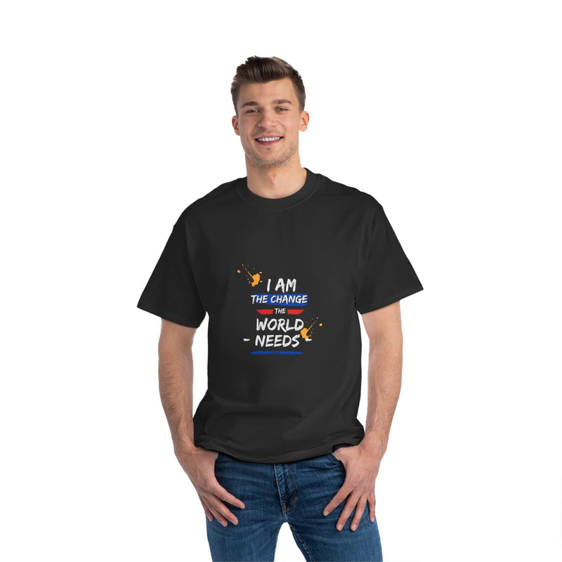 The Change the World's need Beefy-T®  Short-Sleeve T-Shirt