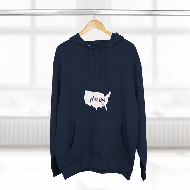 USA Three-Panel Fleece Hoodie