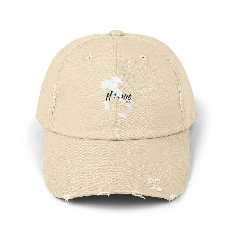 Italy Unisex Distressed Cap