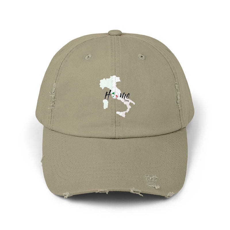 Italy Unisex Distressed Cap