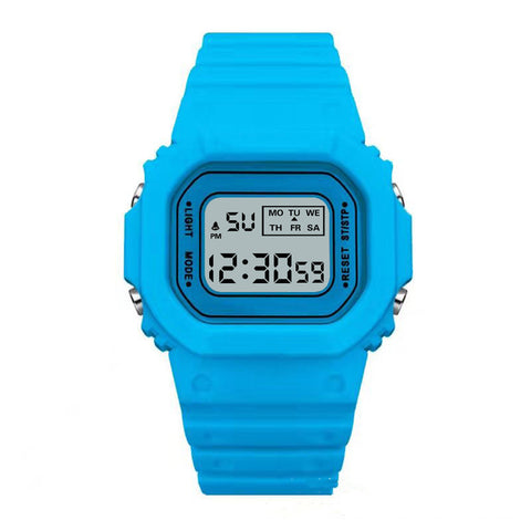 Student Outdoor Sports Waterproof Multifunctional LED Electronic Watch