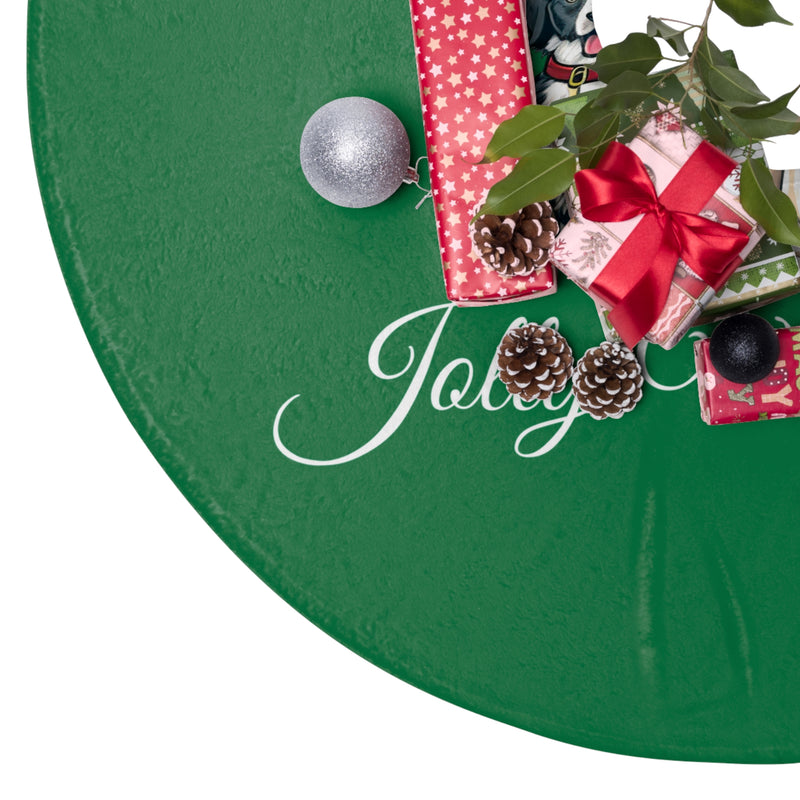 Jolly Vibes Only Christmas Tree Skirts