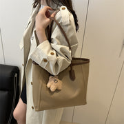Elegant Commuter Textured Handbag Women's Polyester