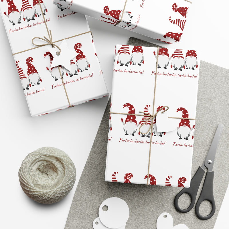 3 Santa Gift Wrap Papers