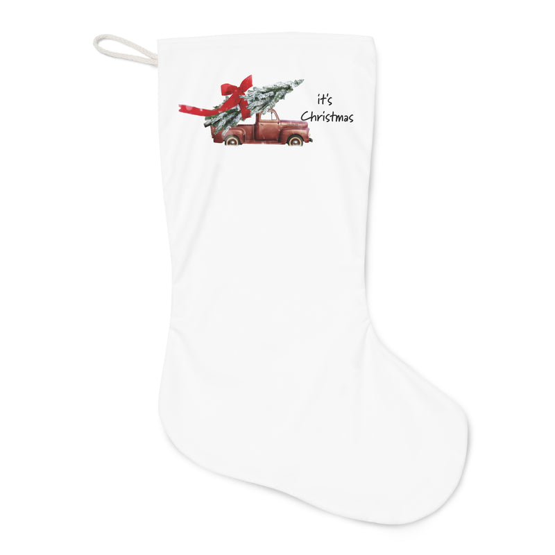 I'ts Christmas Santa Stocking