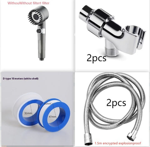 Snowflake Purified Water Pressurized Showerhead Nozzle
