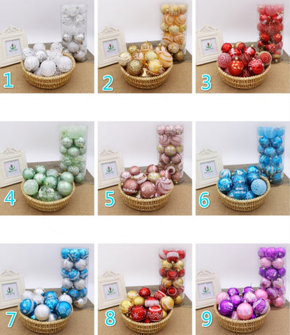 Christmas ball, bright ball, 6cm24, Christmas decorations