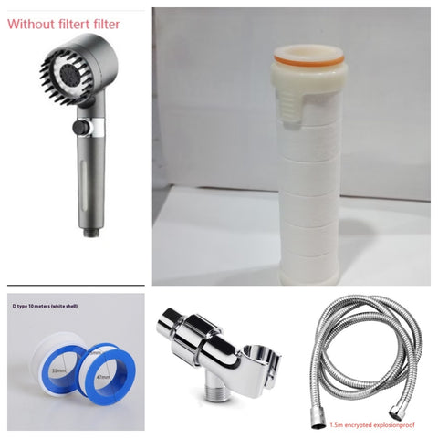Snowflake Purified Water Pressurized Showerhead Nozzle