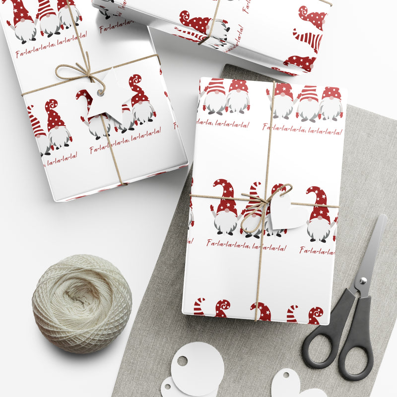 3 Santa Gift Wrap Papers