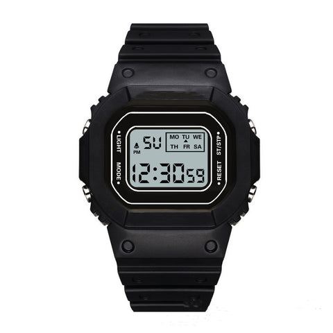 Student Outdoor Sports Waterproof Multifunctional LED Electronic Watch