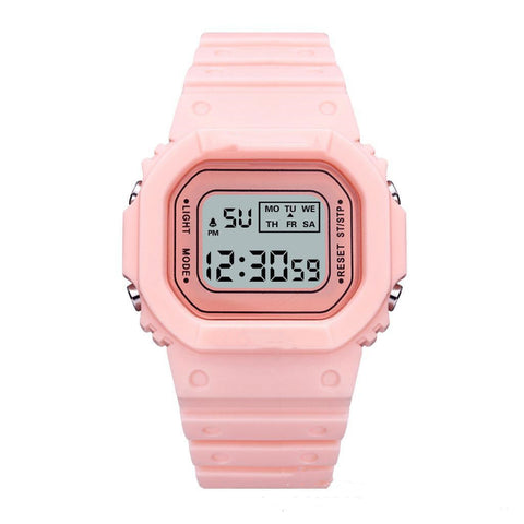 Student Outdoor Sports Waterproof Multifunctional LED Electronic Watch