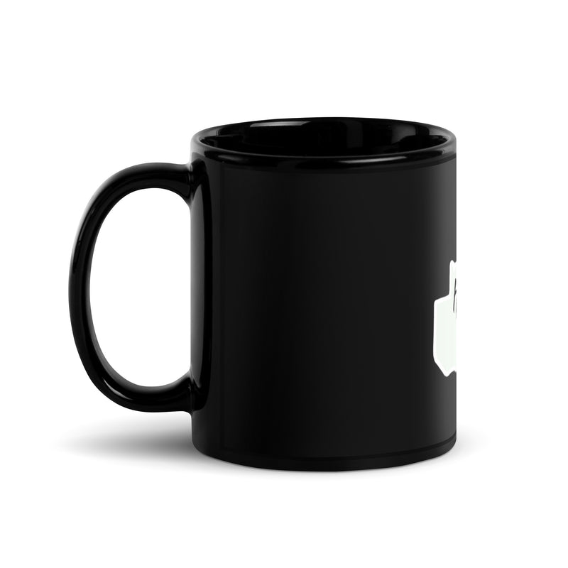 Zambia themed Black Glossy Mug