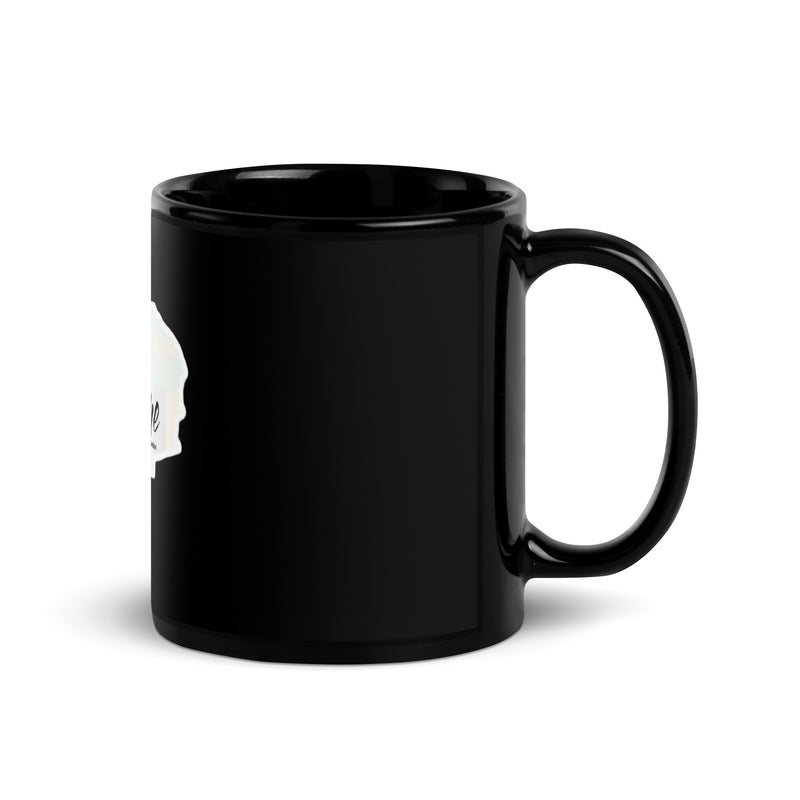 Zambia themed Black Glossy Mug