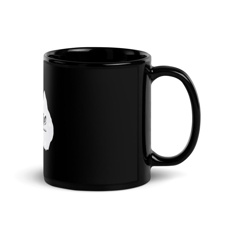 Australia themed Black Glossy Mug