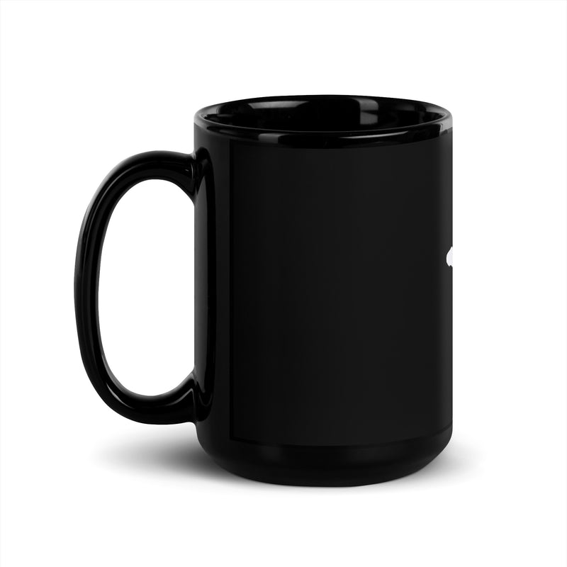 French themed Black Glossy Mug