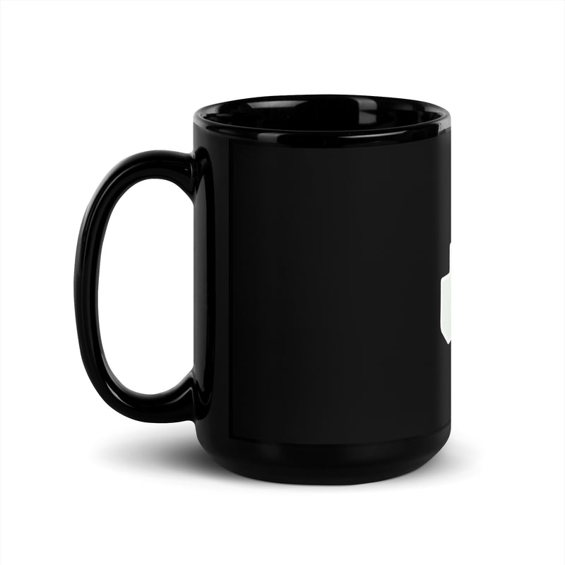 Zambia themed Black Glossy Mug