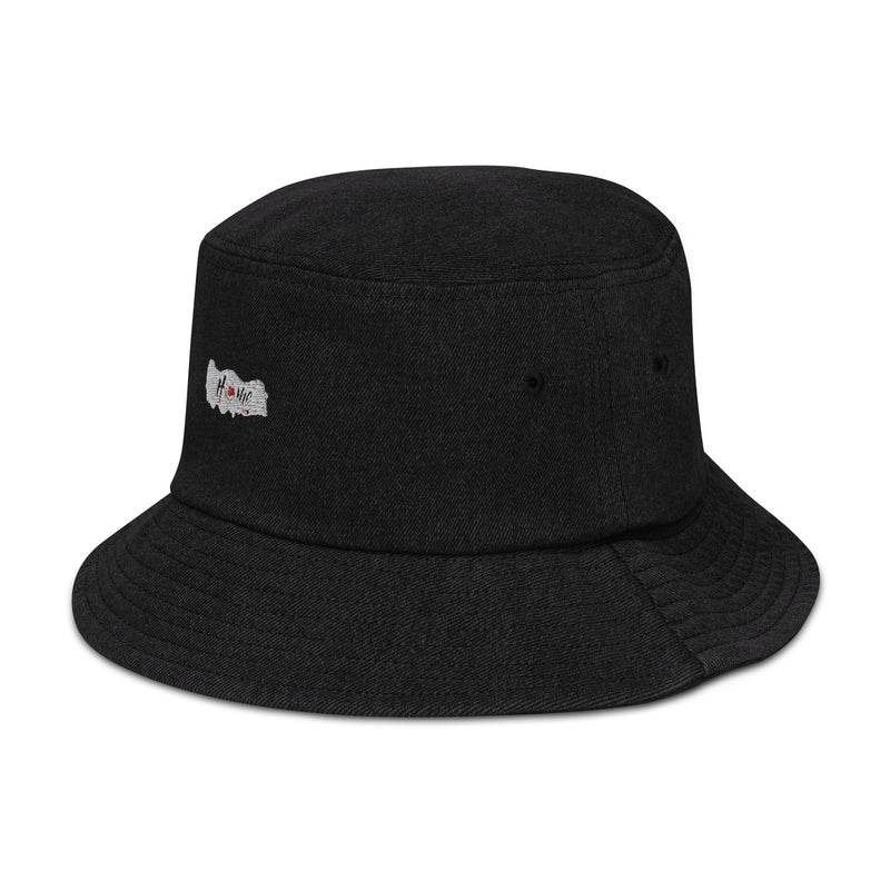 Canadian themed Denim bucket hat