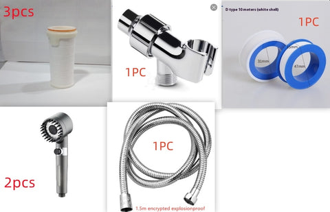 Snowflake Purified Water Pressurized Showerhead Nozzle