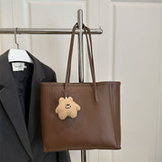 Elegant Commuter Textured Handbag Women's Polyester