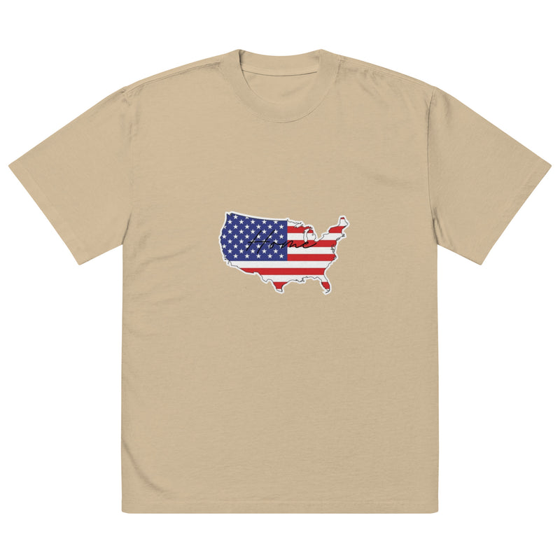 USA Oversized faded t-shirt