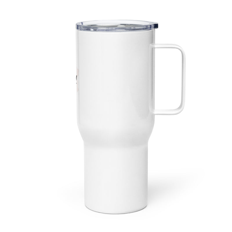 France themed Travel mug with a handle