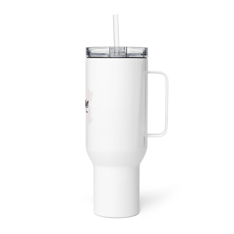 France themed Travel mug with a handle