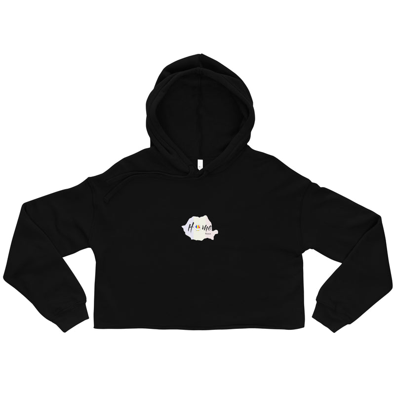 Romania Crop Hoodie