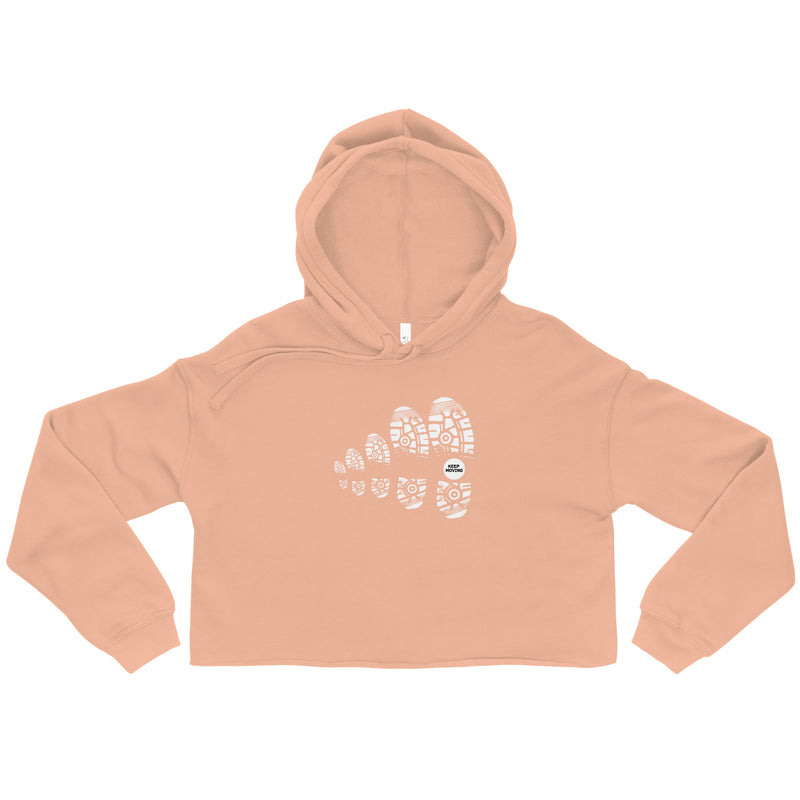 Keep moving Crop Hoodie